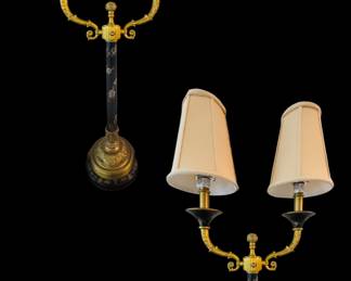 Beautiful pair candlestick lamps