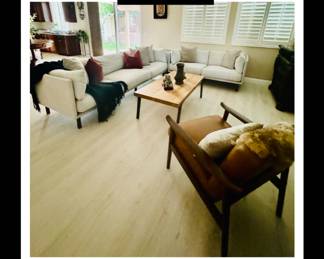 Crate & Barrell sofa & loveseat