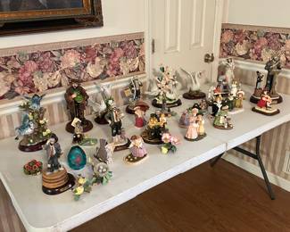 Various figurines location living room house 