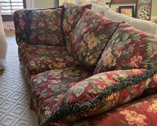 Rowe Sofa with Ralph Lauren fabric!