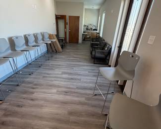 Items are individually priced. Reasonable offers welcome.  Tall stackable interlocking chairs - $45