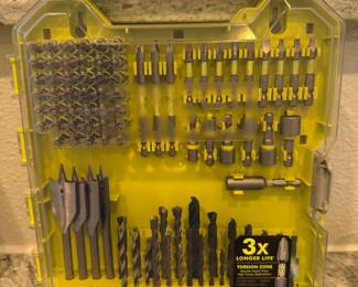 RYOBI brand new 95 piece drill bit set (2 in stock) 