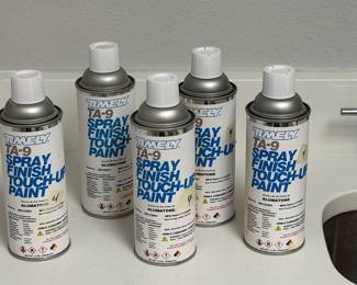 Items are individually priced. Reasonable offers welcome.  Spray finish touch up paint - $4 each