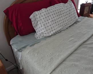 Full size bed and mattress set