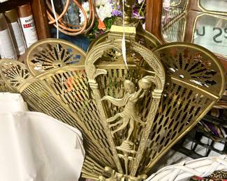 Vintage Fireplace Screen