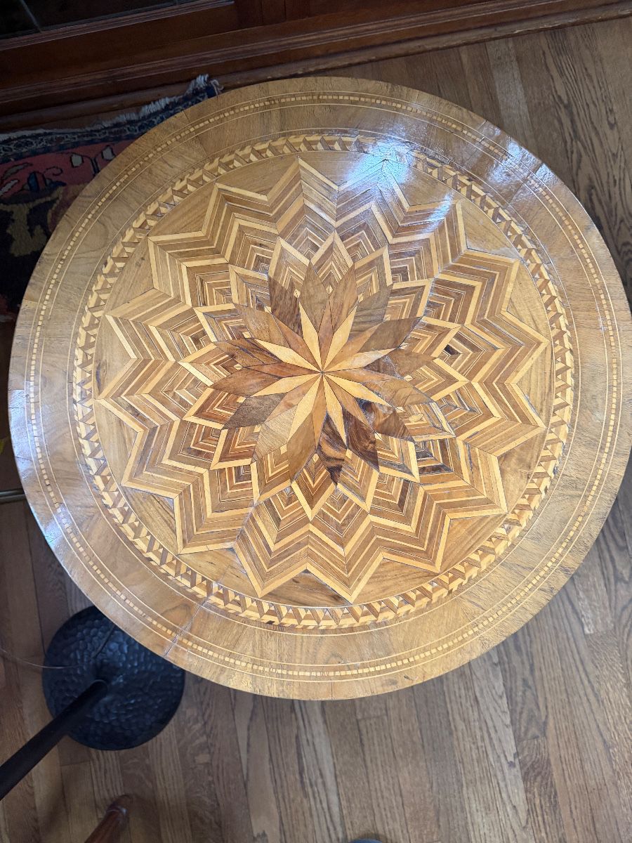 Top of Inlaid Table