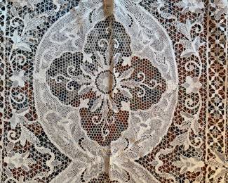 Lovely Lace Vintage Tablecloth