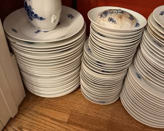 Royal Copenhagen Blue Braided Flower Dishes