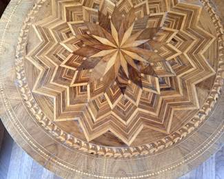 Top of inlaid Table