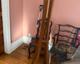 Antique Mission Oak Coat Rack