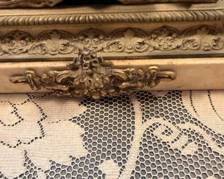 Marble base on Lamp with Cherubs