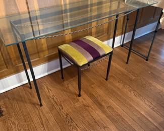 Charleston Forge Table and Bench