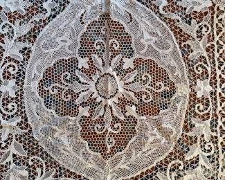 Lovely Vintage  Lace Tablecloth