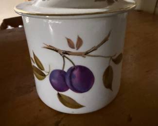 Royal Worcester Cannister Set Evesham Pattern