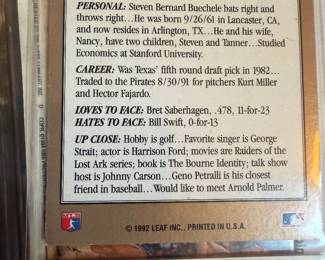 Baseball Cards from the 90's