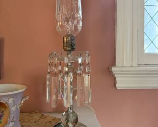 One of a Pair of Mantel Lamps
