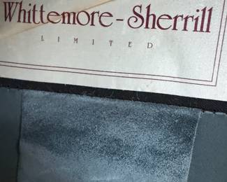 Comfy Whittemore - Sherrill Worn in Grey Leather Chair