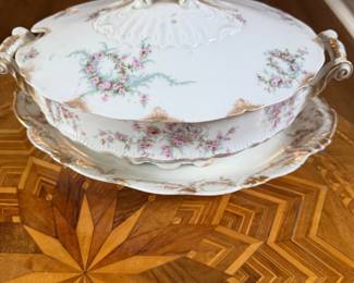 Covered Vegetable bowl  Limoge