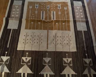 Vintage Eva Nemeth Mid Century Hungarian Textile