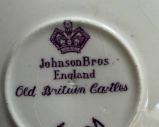 Demitasse Cups Old Bristain Castles Lavender Colors