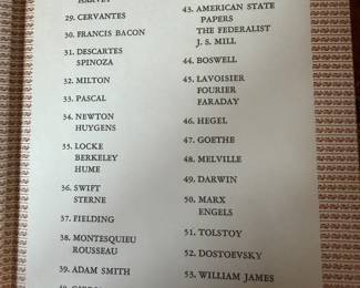 Great Books of the Western World Set of 54 Books