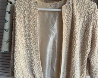 One of a pair of Beaded Vintage sweater Great for Twins