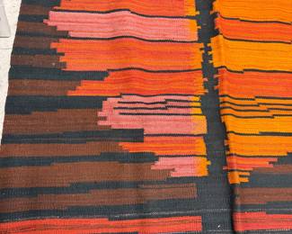 Mid Century Modern Wool Carpet GROOVY Maria Janowska