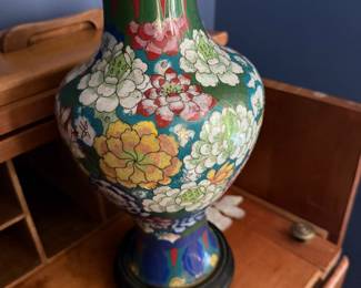 Lovely Cloisonne Based lamp