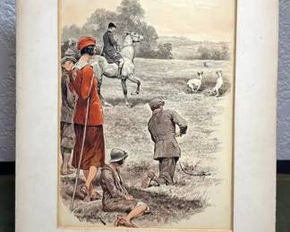 Richard Caton Woodville Watercolor Painting