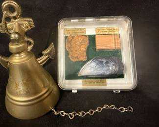 Specimens From USS Great Britain Small Brass Ship Bell
