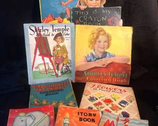 Vintage Childrens Sadlestiched Coloring Books