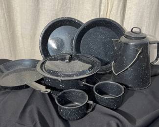 Vintage Frontier Camp Ware Set
