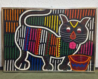 Mola Textile Art Piece...