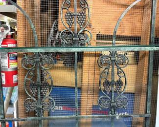 Wire Kitchen Rack - $50 + tax - 74 inches x 35 1/2 inches x depth 18 1/2 inches
