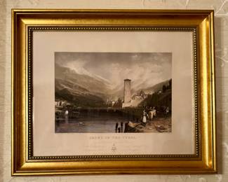 "Trent in the Tyrol" Engraving
