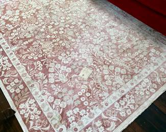 Area Rug (rust & cream)