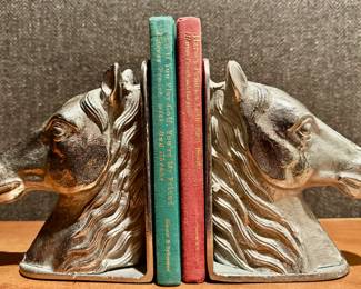 Horse Head Bookends