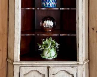 Shabby Chic Corner Cabinet