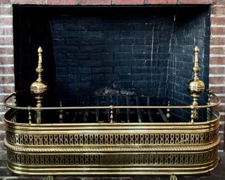 Brass Fireplace Bumper