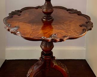 Two Tier Pie Crust Table