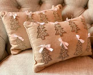 Xmas Tree Down Pillows