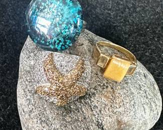 14K & Sterling Rings