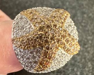 Sterling Silver Starfish Ring