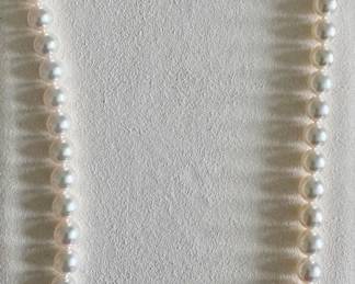 Mikimoto 18K Pearl Necklace 