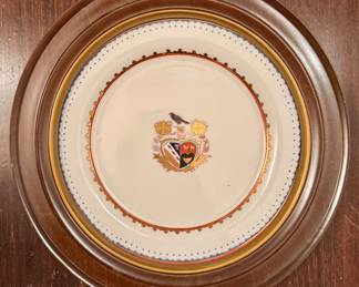 Vintage Chinese Armorial Plate