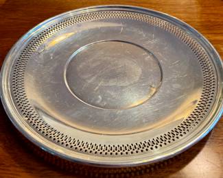 Pierced Edge Sterling Platter
