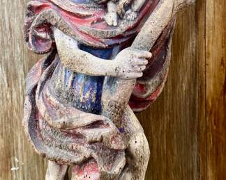 Saint Christopher Wood Carving 
