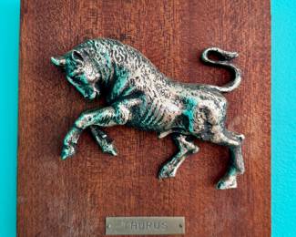 Taurus Astrological Wall Plaque