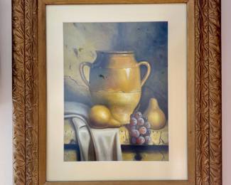 "Pears & Pottery" Artwork
