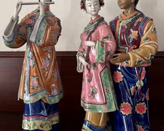 Chinese Shiwan Porcelain Figures